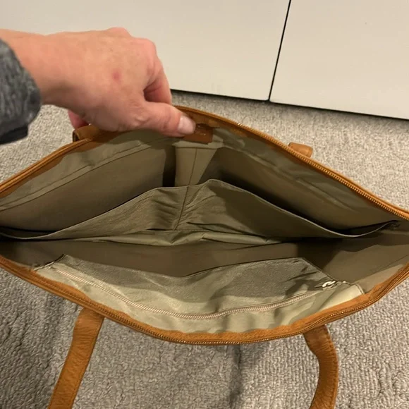 Longchamp Black and Brown Tote Bag - Picture 8 of 15